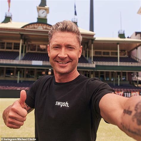 Michael Clarke is gifted a pair of Louis Vuitton sneakers